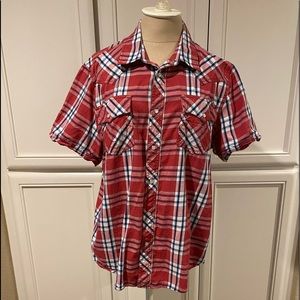 True Religion Men’s Western Shortsleeved shirt size Lg